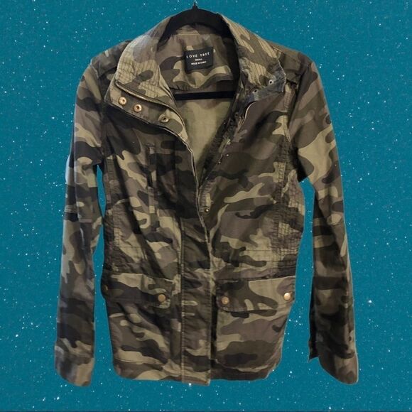 Love Tree Camo Long Jacket - Picture 6 of 6